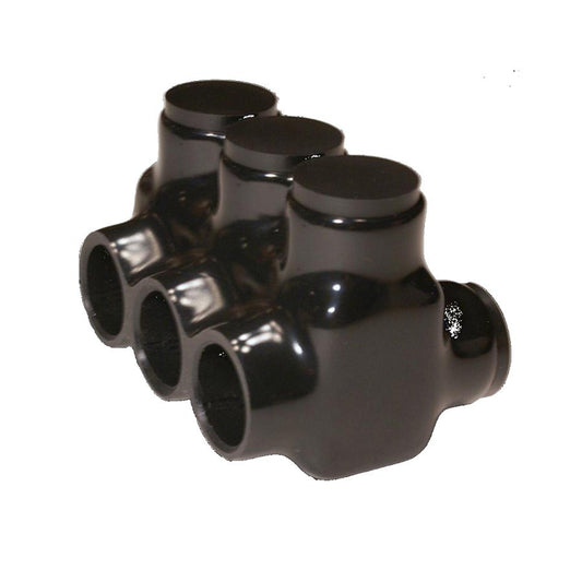 Morris 97613 Black Insulated Connector, Dual Side Entry