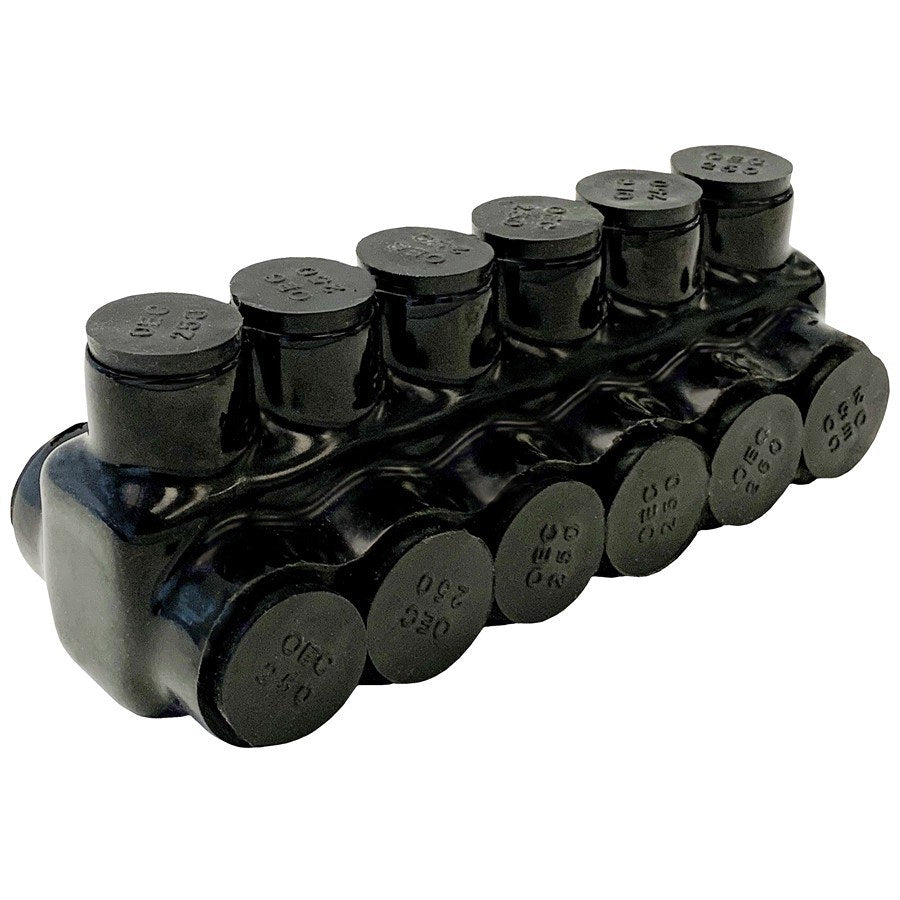 Morris 97616 Black Insulated Connector, Dual Side Entry