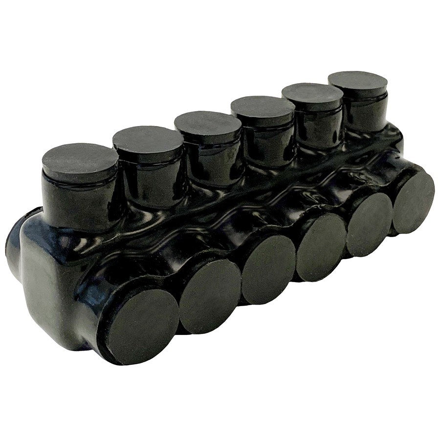 Morris 97627 Black Insulated Connector, Dual Side Entry