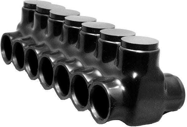 Morris 97647 Black Insulated Connector, Dual Side Entry