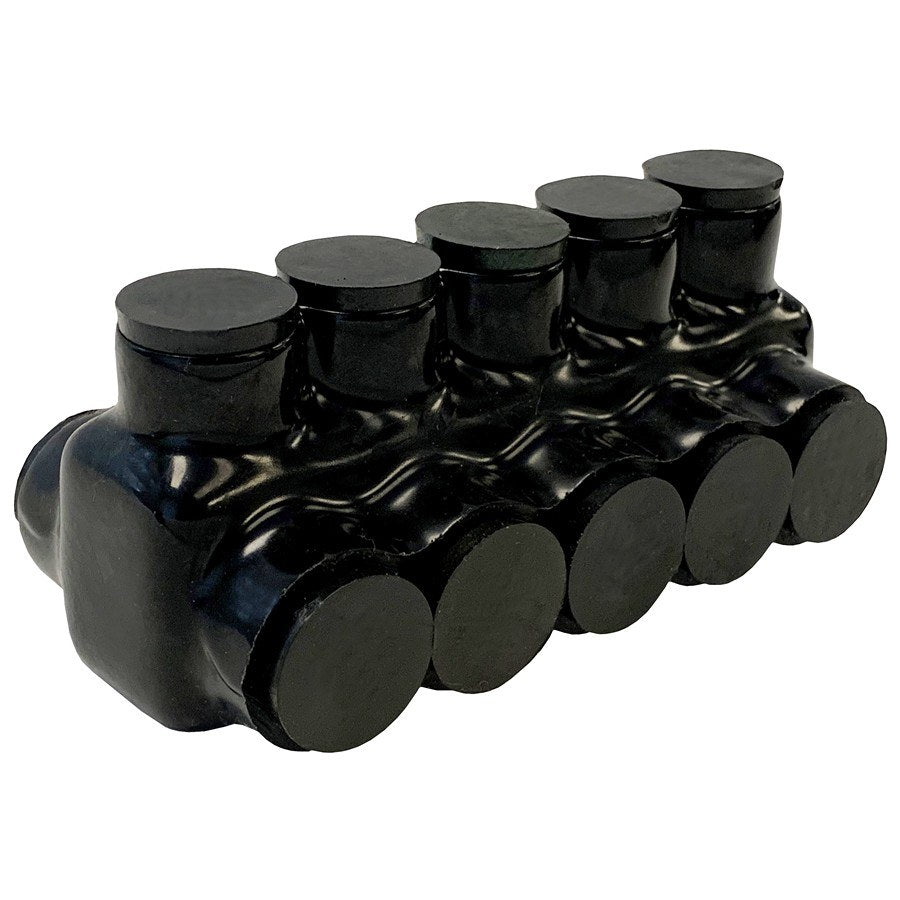 Morris 97655 Black Insulated Connector, Dual Side Entry