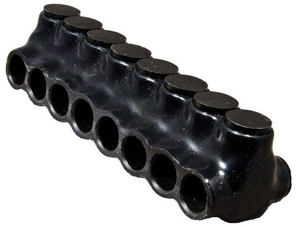 Morris 97658 Black Insulated Connector, Dual Side Entry