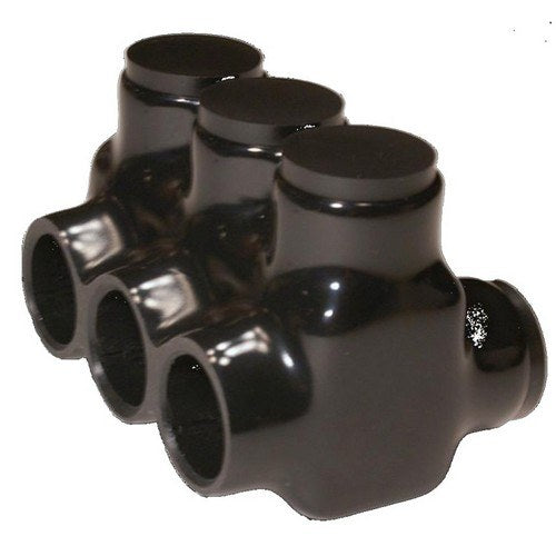 Morris 97663 Black Insulated Connector, Dual Side Entry