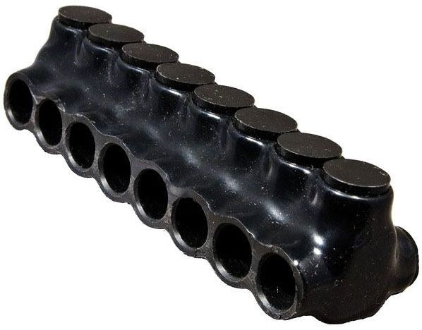 Morris 97678 Black Insulated Connector, Dual Side Entry