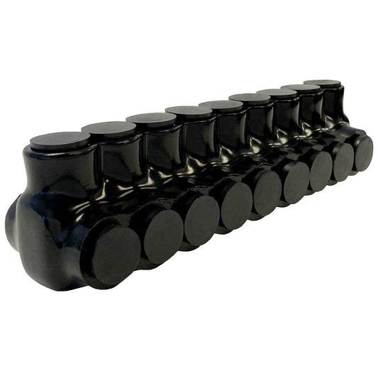 Morris 97679 Black Insulated Connector, Dual Side Entry