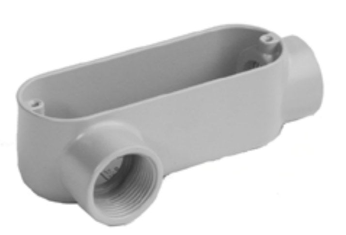 Morris 14099 Aluminum Rigid Conduit Body LR Type, Threaded