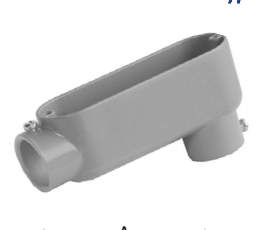 Morris 14155 Aluminum EMT Set Screw Conduit Body LB Type