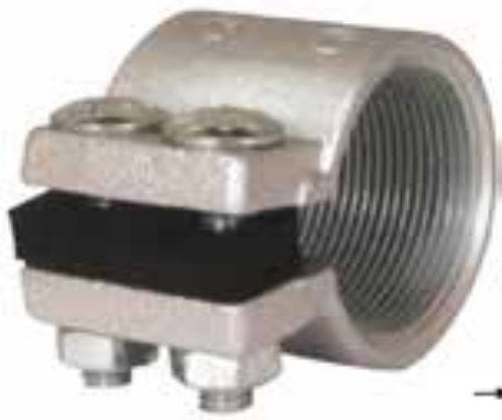 Morris 14456 Malleable Rigid Split Coupling
