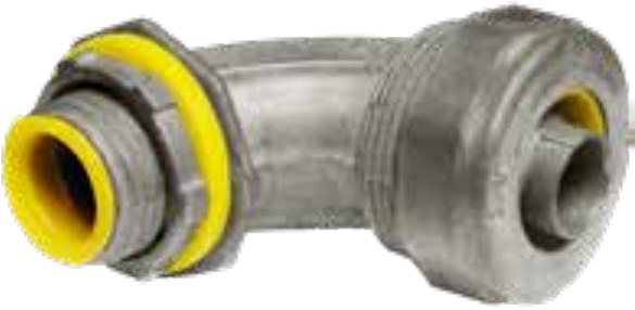 Morris 15301 90° Liquid Tight Connector - Insulated Throat