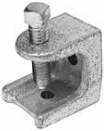 Morris 17476 Malleable Iron Rod Support Beam Clamp