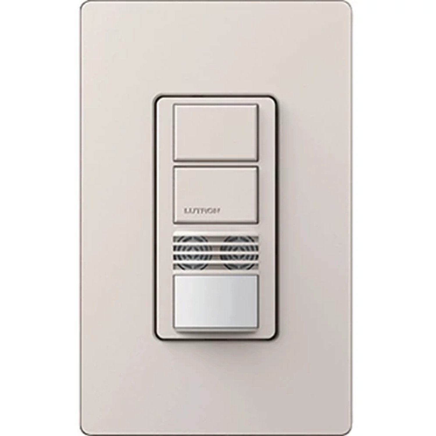 Lutron Maestro dual-tech occupancy sensor switch in Taupe