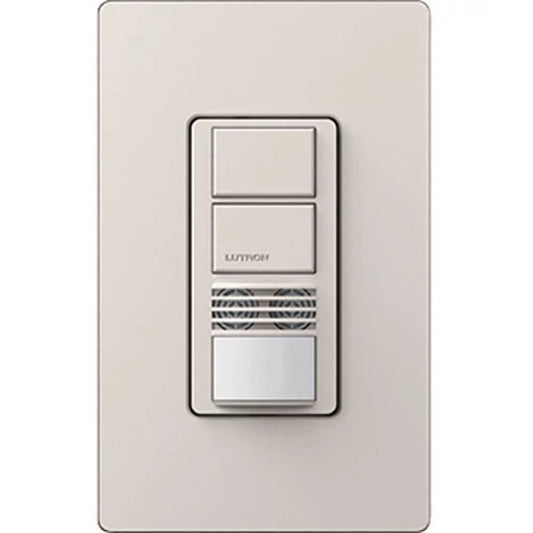 Lutron Maestro dual-tech occupancy sensor switch in Taupe