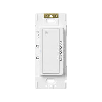 Lutron fan and light control in White