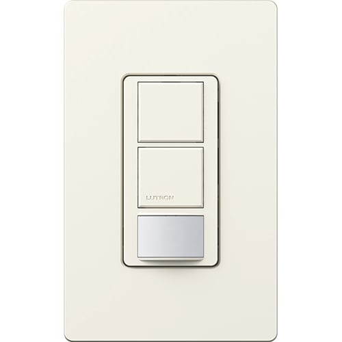 Lutron Maestro occupancy sensor switch in Biscuit