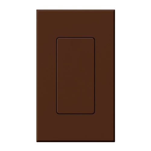 Lutron Nova T wall plate in Sienna