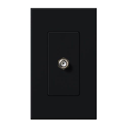 Lutron Nova T wall plate in Black