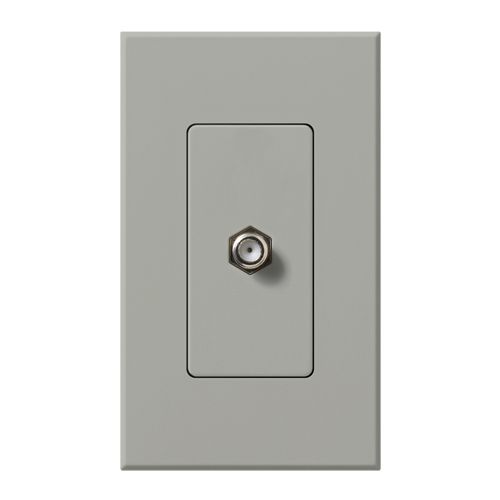 Lutron Nova T wall plate in Gray