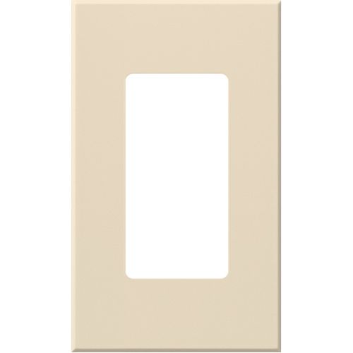 Lutron Nova T wall plate in Light Almond