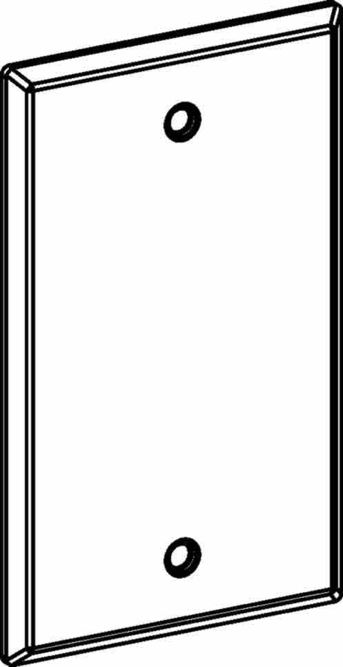 Orbit 1-Gang Weatherproof Blank Cover Unpainted 1-BC - SKU 1BC
