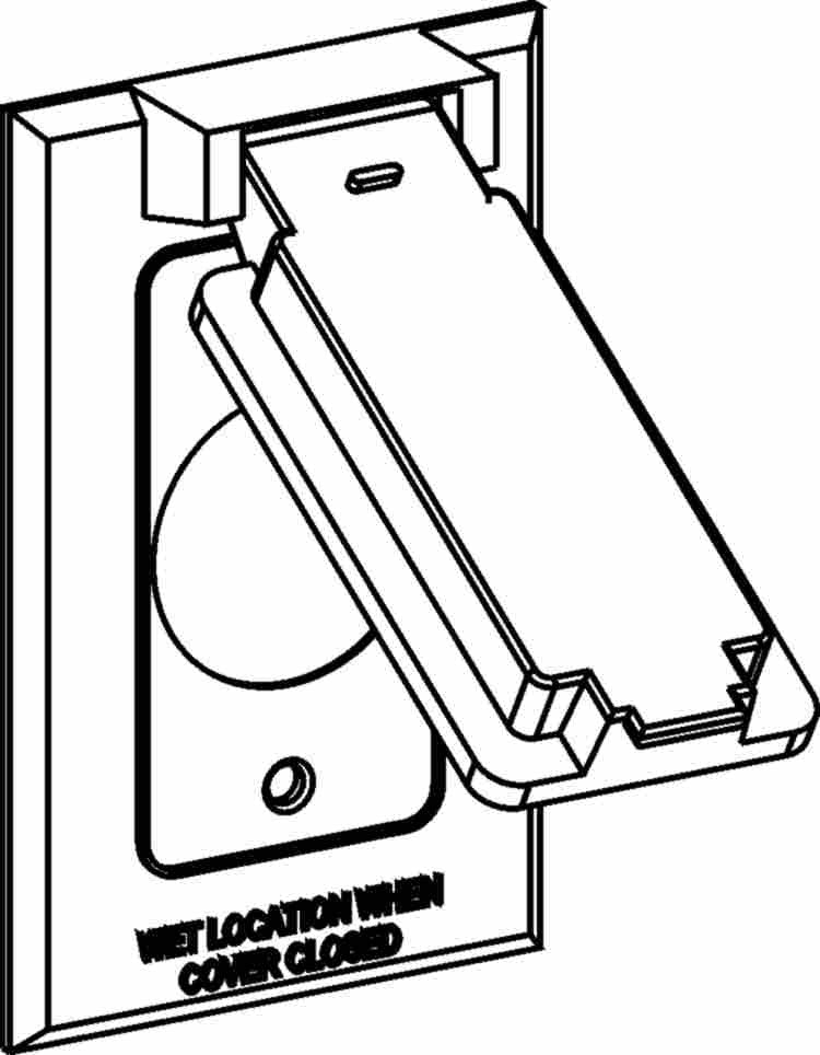 Orbit 1-Gang Bronze Single receptacle / Switch Weatherproof Cover 1C-SV-BR - SKU 1CSVBR