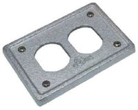 Orbit 1-Gang Malleable Iron FS/FD Duplex Receptacle Cover 1MFCD
