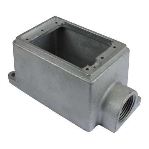 Orbit 1-Gang Malleable Iron Cast Device Box Dead-end 1 in 2.7 in Deep 1MFD100
