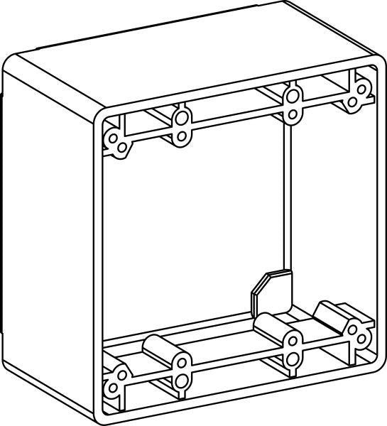Orbit 2-Gang Weatherproof Box 2PB-W - SKU 2PBW
