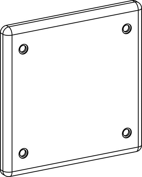 Orbit 2-Gang Weatherproof Plastic Cover Gray 2PC-G - SKU 2PCG