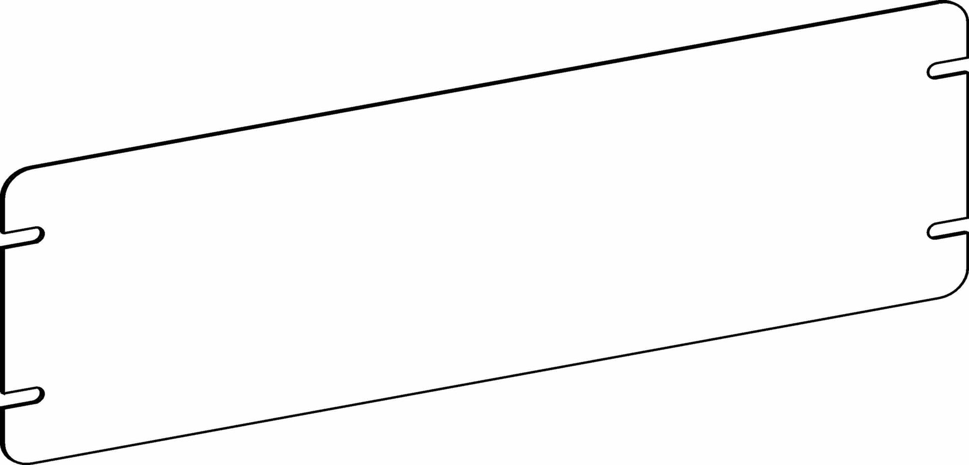 Orbit 9-Gang Blank Cover Switch Box Cover 4M9-B