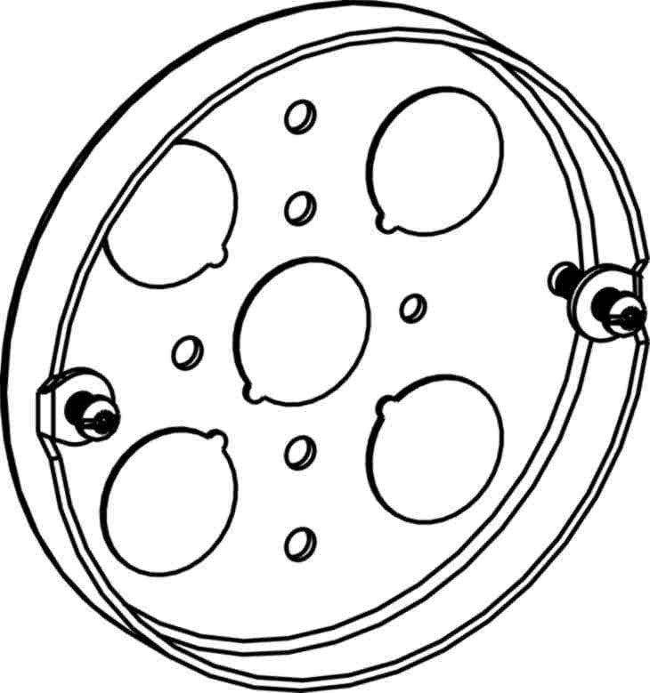 Orbit 4 in 1/2 in Deep Pancake Box 4PB