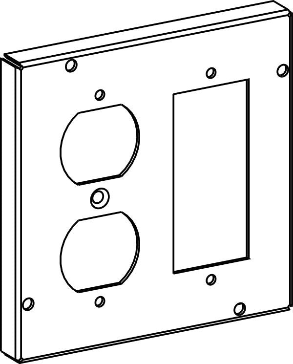 Orbit 5S Industrial Cover GFCI / Decorator 5524