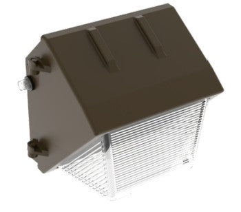 Orbit LED Adjustable Wattage/CCT Wall Pack with Photocell 15W-30W 120-277V Bronze AWCLWP430WP