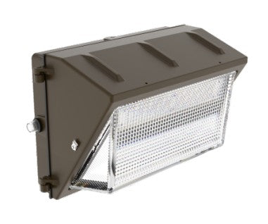 Orbit LED Adjustable Wattage/CCT Wall Pack with Photocell 20W-60W 120-277V Bronze AWCLWP460WP