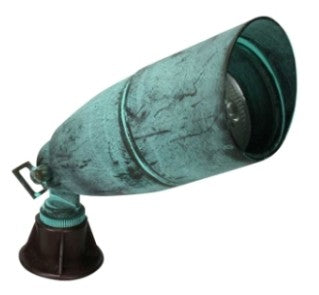 Orbit 35W MR16 Cast Brass/Stainless Steel Fixture A. Green B171AG