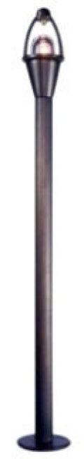 Orbit Brass/Stainless Steel Path Light Stem with 20W Lamp, Spike, Connector Arb B18SARB