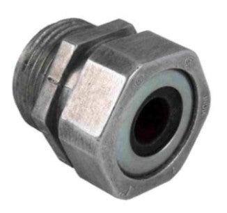 Orbit 1/2 in Zinc Strain Relief Cord Grip Connector CG-50190260