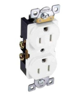 Orbit 15A 125V Ivory Commercial Duplex Receptacle CR15TRSI