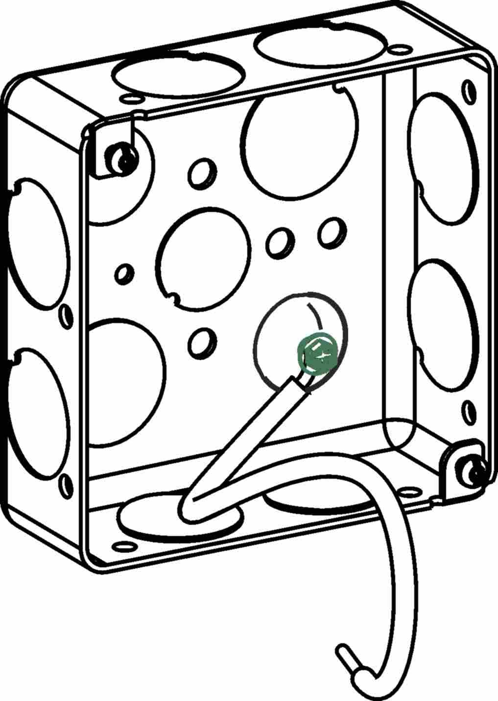 Orbit 4S Square Box Format 1-1/2 in 4S Drawn Steel Box D4SB-75PT