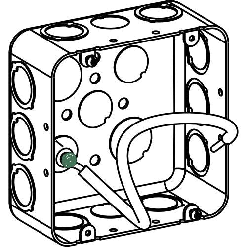 Orbit 5S Square Box Format 2-1/8 in 5S Drawn Steel Box D5Sdb-CKOpt10