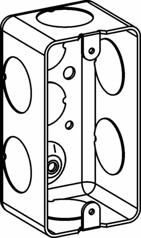 Orbit 1-Gang 1-7/8 in Drawn Handy Box DHB175