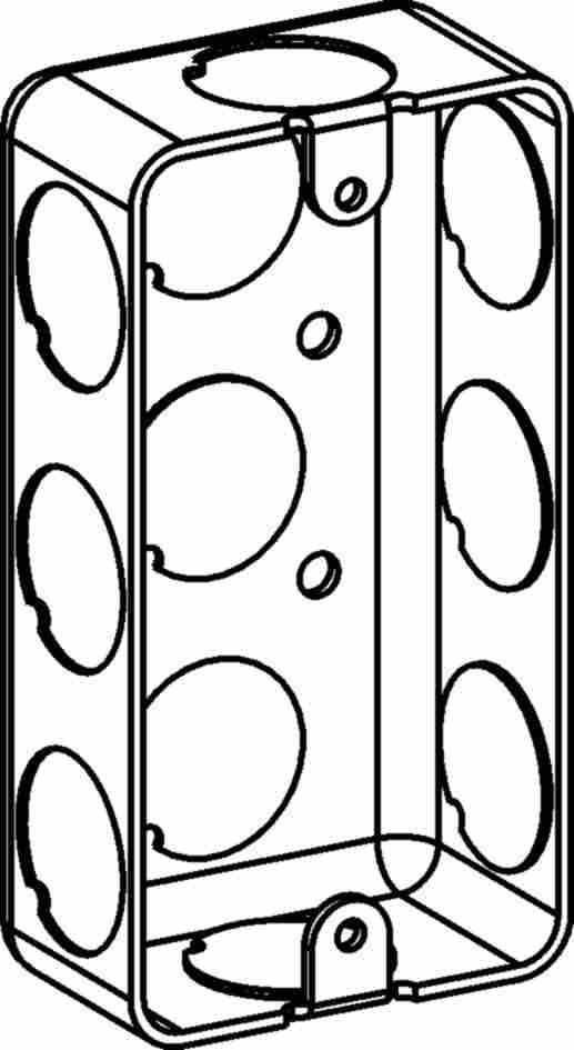 Orbit 4S Square Box Format 1-1/4 in 4S Drawn Steel Box DHSSB-150