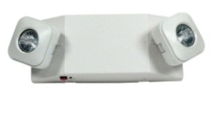 Orbit Twohead Emerg Light Adjustable MR16, White Housing, High Output EL2HWHO