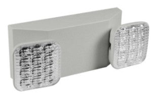 Orbit Micro Twohead LED Emerg Light, White Housing, Self Diag Test EL2NMLEDWSDT