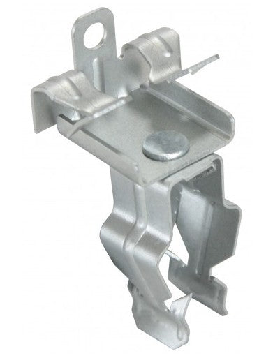 Orbit Conduit to Flange Clip, Bottom Mount 1/2 in EMT, 5/16 in - 1/2 in Flange Push-In F8P58
