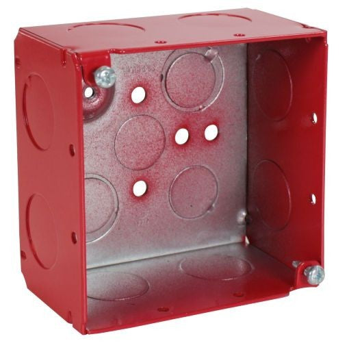Orbit Red 4S Box 2-1/8 in Deep 3/4 in K.O. FA4SDB75