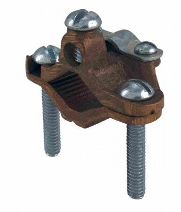Orbit 2-1/2 in 4 in Arm. Gr Clamp W Steel Screw, #8#4 GCA250400