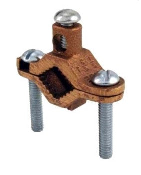 Orbit 1-1/4 in 2 in Bare Gr Clamp W Steel Screw, #10#2 GCB125200