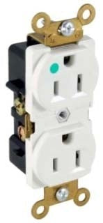 Orbit 15A Hospital Grade Duplex Rec. White HR15W