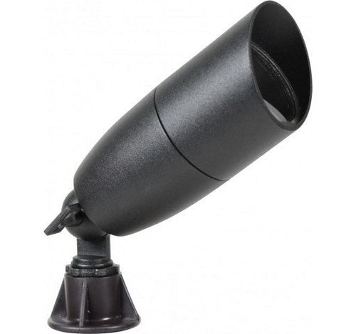 Orbit LED 6W Outdr Cst Aluminum Dir Lght Bullet, 12V, 4700 Kblk L1081BK6CW