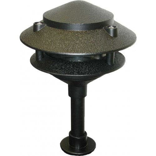 Orbit LED Outdr 2 Tier Pgoda Frstd Lens Cst Aluminum, 12V, 3000 Kbr L2020BBRWW